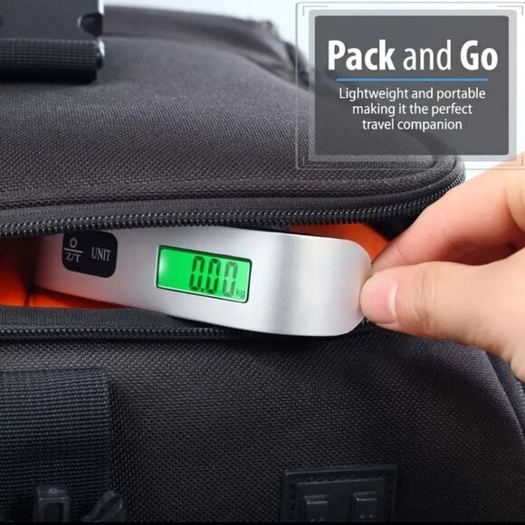 Portable Digital Luggage Scale for Travel Weighs Up to 110 Lbs. - Picture 3 of 13